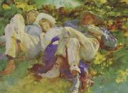 John Singer Sargent The Siesta Spain oil painting artist